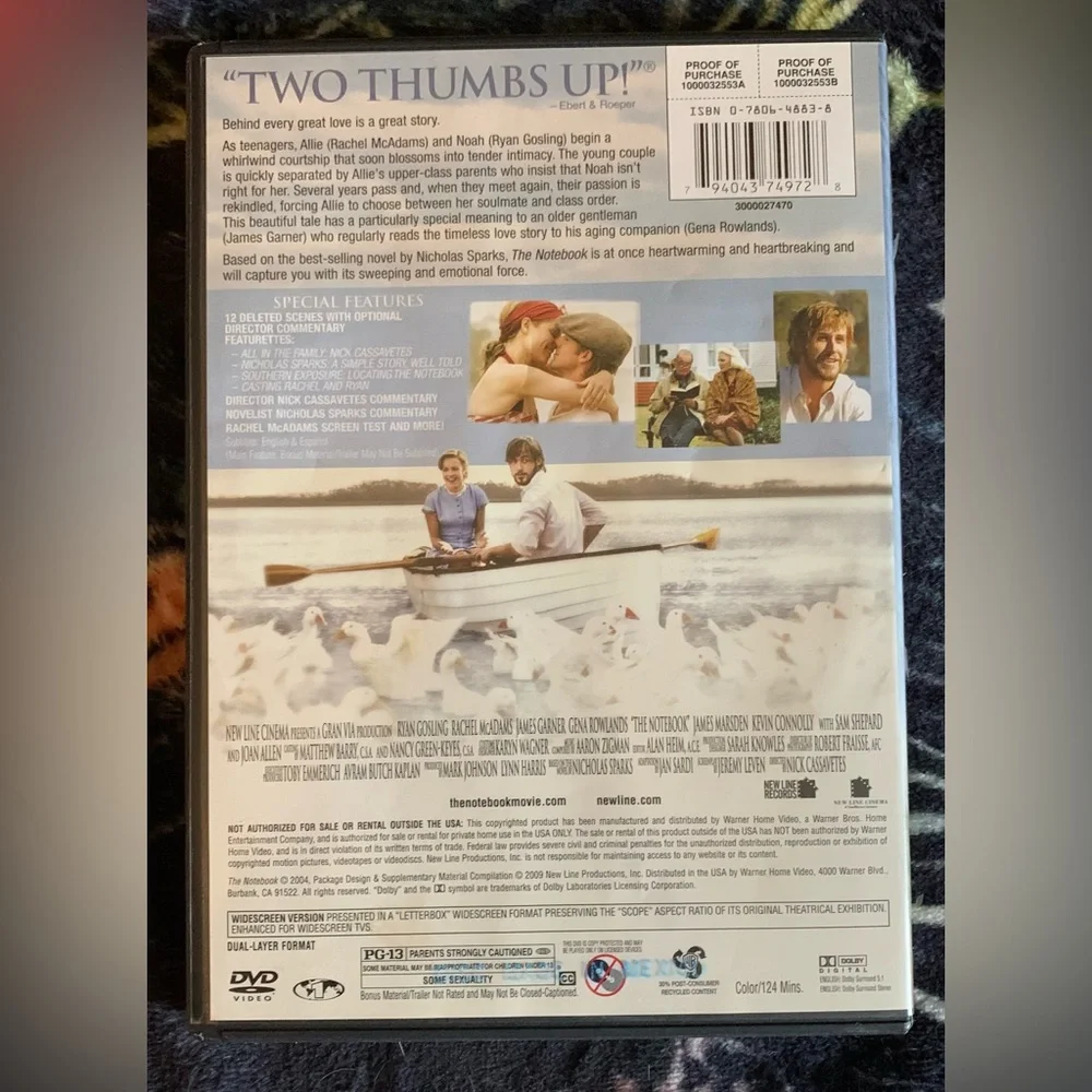 🩵 The Notebook DVD 🤍 - Picture 4 of 4